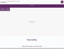 Tablet Screenshot of mercurepattaya.com